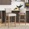 Bar Stools 2X Wooden Kitchen Counter Chairs Breakfast Seats Home Bar Dining Room