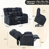 Electric Riser Recliner Armchair Heated Vibration Massage Sofa Arm Chair 2 Style