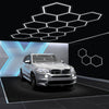 Hexagon LED Ceiling Lighting Car Detail Garage Workshop Exhibition Hall Lighting