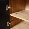 Wardrobe Set with 4 coat Hooks, Mirror, Shoe Cabinet, Wall-mounted Coat Rack