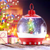 Festive Lamp Post 68 Inch Snowing Santa Lamp