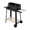 NEW OPEN TOP BBQ GRILL GARDEN BARBECUE STEEL CHARCOAL COOKING OUTDOOR PARTY OVEN