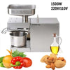 Auto Oil Press Machine Stainless Steel Cold Hot Oil Extraction Expeller Presser