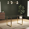 Glass Top Dining Dinner Table and 4/6/8 Dining Chairs Set Kitchen Home Furniture