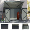 Outdoor Bike Tool Storage Shed Garden Bicycle Metal Shed Pent Tool Shed House
