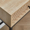 Console Table 2 Drawer Wooden Shelf Hallway Storage Side Desk Furniture Bedroom