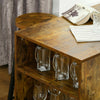Industrial Bar Table and Stools Vintage Breakfast Dining Tall Rustic Kitchen Set