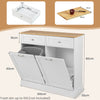 Tilt Out Trash Bin Cabinet Kitchen Trash Can Holder Laundry Hamper Cabinet