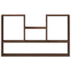 Wall Shelf Brown Oak 99x15x60 cm Engineered Wood
