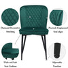 Set of 6 Dining Chairs, Kitchen Chairs, Living Room Chair with Upholstered Seat