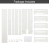 Small Medium Large Radiator Cover Vertical Slatted Grill Wooden Heating Cabinet