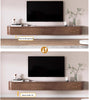 200cm Floating TV Stand Wall Mounted TV Shelves TV Media Console Brown