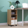 3/5 Drawer Mobile Filing Cabinets Printer Stand Pedestal Lockable Office Cabinet