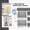 Shoe Bench 10-Cube Storage Bench Cabinet Cube Organizer Rack Cabinet w/Shelves