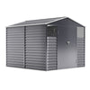 8x8.5ft Venetian Effect Metal Garden Shed Tool Storage Sheds Outdoor Store House