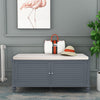 Large Shoe Bench Shoe Rack Shoe Storage Cabinet Footwear Cupboard & Cushion Seat