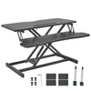 VEVOR Stand Up Desk Converter Standing Sit Desk Workstation Adjustable Height