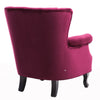 Wing Back Fireside Armchair Elegant Queen Anne Chair Living Room Home Club Sofa