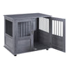 Furniture Style Dog Crate, Puppy Cage End Table, Pet Kennel House with Doors