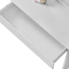 White Dressing Table Set with Mirror LED Light Makeup Table Bedroom Vanity Table