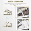 Narrow Shoe Rack Storage Cabinet 16Pair Cupboard Tabletop Unit Shelf Flip Drawer