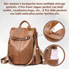 Ladies Backpack Anti-theft PU Leather Shoulder Bag High Capacity Travel Backpack