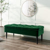 Chesterfield Ottoman Storage Buttoned Toys Box Bedroom Bench Seat Dressing Stool