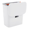 Kitchen Rubbish Bin Waste Recycling Baskets Handy Dustbin Lidded Bathroom Slim