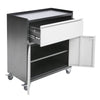 Office Lockable Metal Steel Filing Cabinet 1 Drawer 2 Door Storage Tool Cabinets
