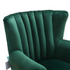 Leisure Single Sofa Armchair Modern Wing Back Chesterfield Button Accent Chair