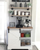 Home Coffee Bar Cabinet Buffet Sideboard Dining Cupboard Kitchen Living Room