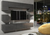 Wall Unit TV Cabinet Set | Dark Grey Modern Living Room Storage Solution