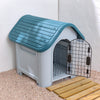 Small- Large Dog House Outdoor Indoor Puppy Shelter Dog Kennel with Air Vents UK