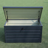 Garden Storage Box Metal Lockable Chest Tool Box Outdoor Deck Cushion Organiser