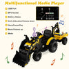 12V Battery Kids Ride On Tractor Children Electric Excavator with Remote Control