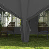 3 x 6m Pop Up Gazebo Height Adjustable Party Tent w/ Storage Bag Grey