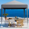2X2M Pop-up Gazebo Heavy Duty Marketstall Garden Canopy Tent with 4 Side Outdoor