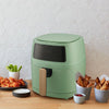 Green Air Fryer 8L Healthy Cooker Low Fat Oil Free Electric Oven Frying Chips UK