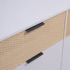 Modern Chest of Drawers Bamboo Storage Cabinet w/6 Drawers Home Floor Sideboard