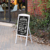 Sturdy Floor Standing A-Board Frame Pavement Sign Shop Home Chalkboard Display