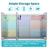 Large Bathroom Mirror Cabinet 1000x600 with LED Demister Shaver Socket 3 Colors