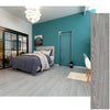 5.02 m² 36Pc Floor Planks Tiles Self Adhesive Vinyl Kitchen Wood Grain Room Grey