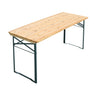 Folding Wooden Beer Table Trestle Garden Dining Bistro Outdoor Furniturs 167cm
