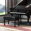 Heavy Duty Adjustable Wooden Piano Bench Double Piano Seat w/Storage