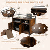 Modern Cat Furniture Pet Crate Cat Litter Box Enclosure Hidden Cat Washroom