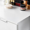 Dressing Table White LED MDF Makeup Desk with 4 Drawers 1 Door Bedroom Gift New