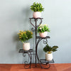 Nordic Style Multi-layer Plant Stand Flower Shelf Holder Household Iron Art Rack