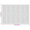 Folding 6-Panel Room Divider Japanese Style 240x170 cm