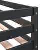 Bunk Bed with Curtains 90x190 Solid Wood Pine D3E4