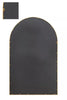 The Arcus New Extra Large Gold Arched Garden Mirror 75" x 47" 190 x 120cm